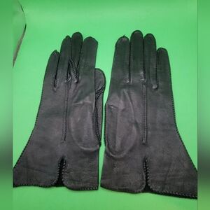 Soft Deerskin 6 1/2 Vintage Womans Gloves